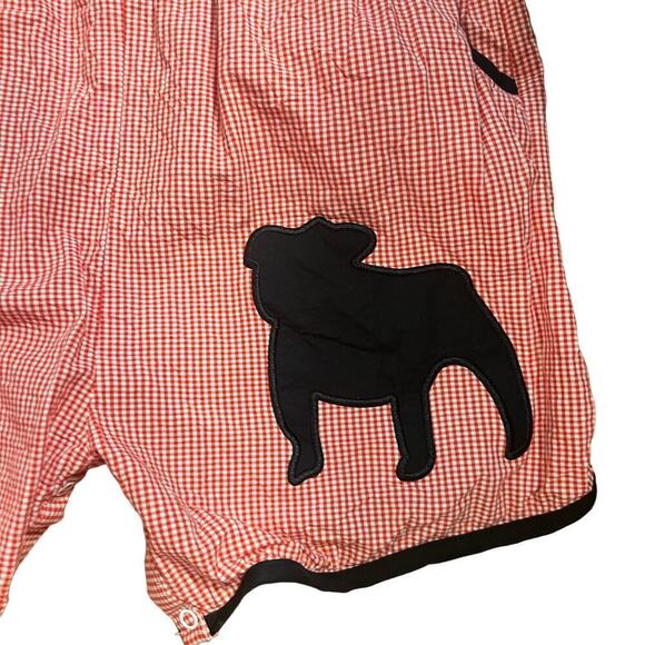 Little Bear Smocks Girls UGA Bulldog Romper Size 7 Collegiate Game Boutique EUC - Picture 3 of 4